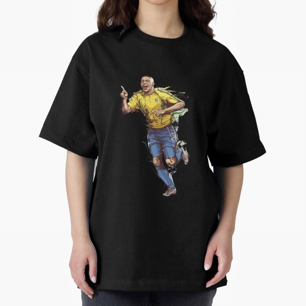 Brazilian Football Player from Milano Oversized T-Shirt Bring Stadium Energy to the FIFA World Cup 2026 Group Stage Journey through Haaland and Mbappe Highlights, Netherlands Pride, Football Passion, Legendary Performances, Festival Vibes and