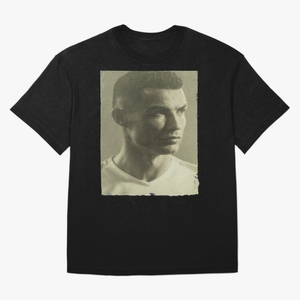 Cristiano Ronaldo Fan Art Oversized T-Shirt Represent the Passion of the FIFA World Cup 2026 Group Stage Journey through Haaland Highlights, Spain Pride, Stadium Memories, Football Loyalty, International Chants and Championship Tradition; Made for