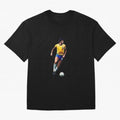 Legends of The Beautiful Game Cartoon Collection Legends Socrates Cartoon Artwork9 Oversized T-Shirt Discover Global Football Passion for FIFA World Cup 2026, Made for Messi and Cristiano Ronaldo, Spain and Netherlands, Football History, Final