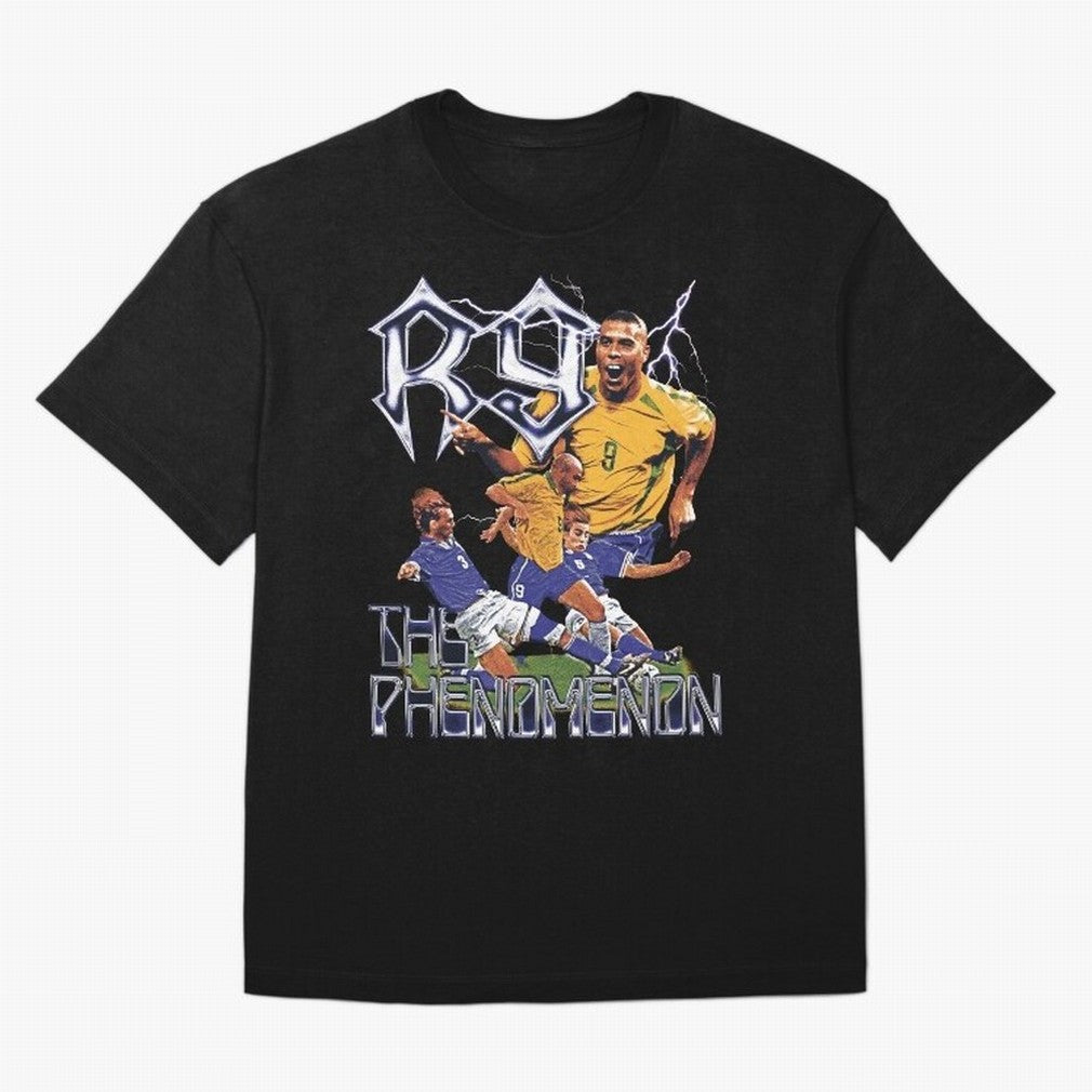 R9, The Phenomenon Oversized T-Shirt Celebrate the Road through FIFA World Cup 2026 Group Stage Spirit, Inspired by Spain and Netherlands, Haaland and Mbappe, Sports Nostalgia, International Competition, Famous Players and Unforgettable Victories;
