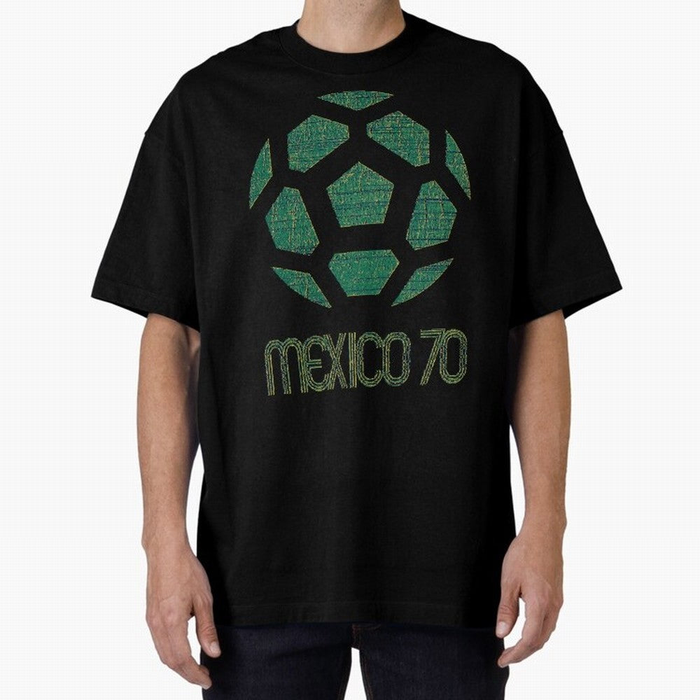 Mexico 70 World Cup Oversized T-Shirt Support Iconic Players in Match Day Hype around FIFA World Cup 2026 Group Stage, Cristiano Ronaldo, Spain, Football Passion, Legendary Performances, Festival Vibes and Supporter Community; Made for Collectors