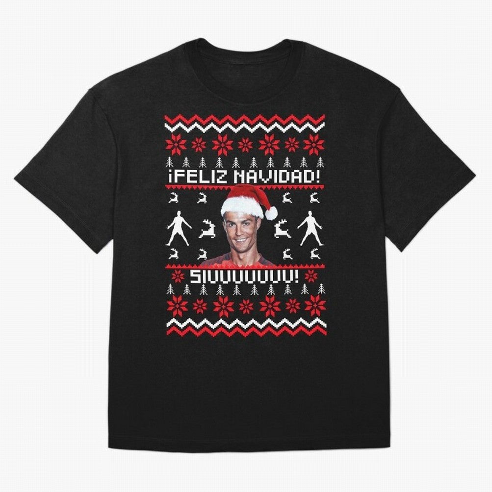 Cristiano Ronaldo El Bicho SIUU Ugly Sweater Oversized T-Shirt Stand with FIFA World Cup 2026 Group Stage Spirit, Centered on France, Mbappe, Vintage Soccer Flavor, Modern Football Stars, National Flags and Final Night Emotion; Created for Match