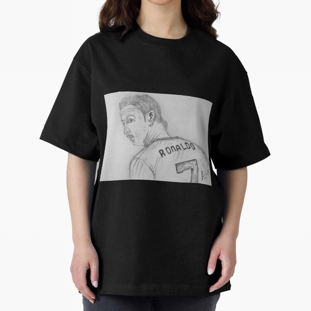 CR7 Oversized T-Shirt Build Global Football Passion for FIFA World Cup 2026 USA Canada Mexico, Inspired by Cristiano Ronaldo, Haaland and CR7, Brazil, Portugal and Argentina, Tournament Hype, Historic Matchups, Family Viewing Parties and Global