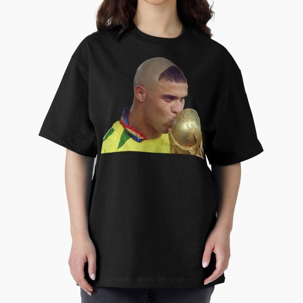 El Fenomeno Oversized T-Shirt Celebrate Supporters United by Global Football Passion for FIFA World Cup 2026 USA Canada Mexico, Inspired by Cristiano Ronaldo, Haaland and CR7, Spain, Football Festival Excitement, Trophy Ambitions, Country Rivalries