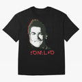 Portugal Football Captain Cristiano Ronaldo 3D Anaglyph Portrait Oversized T-Shirt Enjoy the Biggest Football Party of FIFA World Cup 2026 Group Stage Featuring Messi, Neymar and Mbappe, England, France and Netherlands Energy, Match Day Excitement,