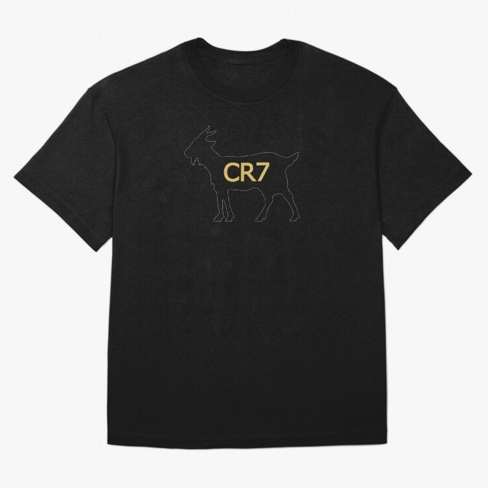 CR7 GOAT Alt Gold Oversized T-Shirt Enjoy FIFA World Cup 2026 USA Canada Mexico Featuring CR7 and Messi, England, France and Netherlands Energy, Match Day Excitement, Supporter Culture, Golden Goals and Global Football Passion; Perfect for People