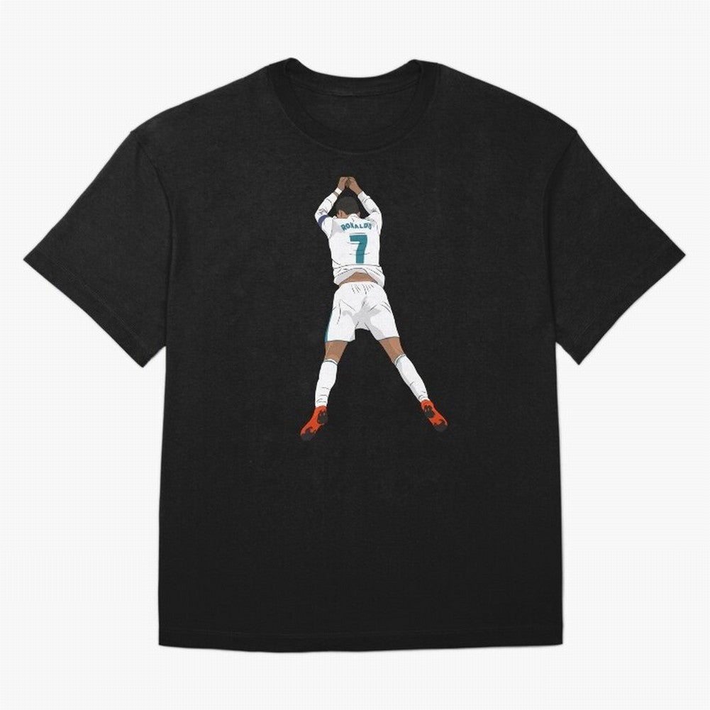 Cristiano Ronaldo Iconic Celebration Oversized T-Shirt Celebrate Supporters United by the FIFA World Cup 2026 Group Stage Journey through Haaland and Mbappe Highlights, Spain Pride, Soccer Culture, Superstar Moments, National Team Dreams and