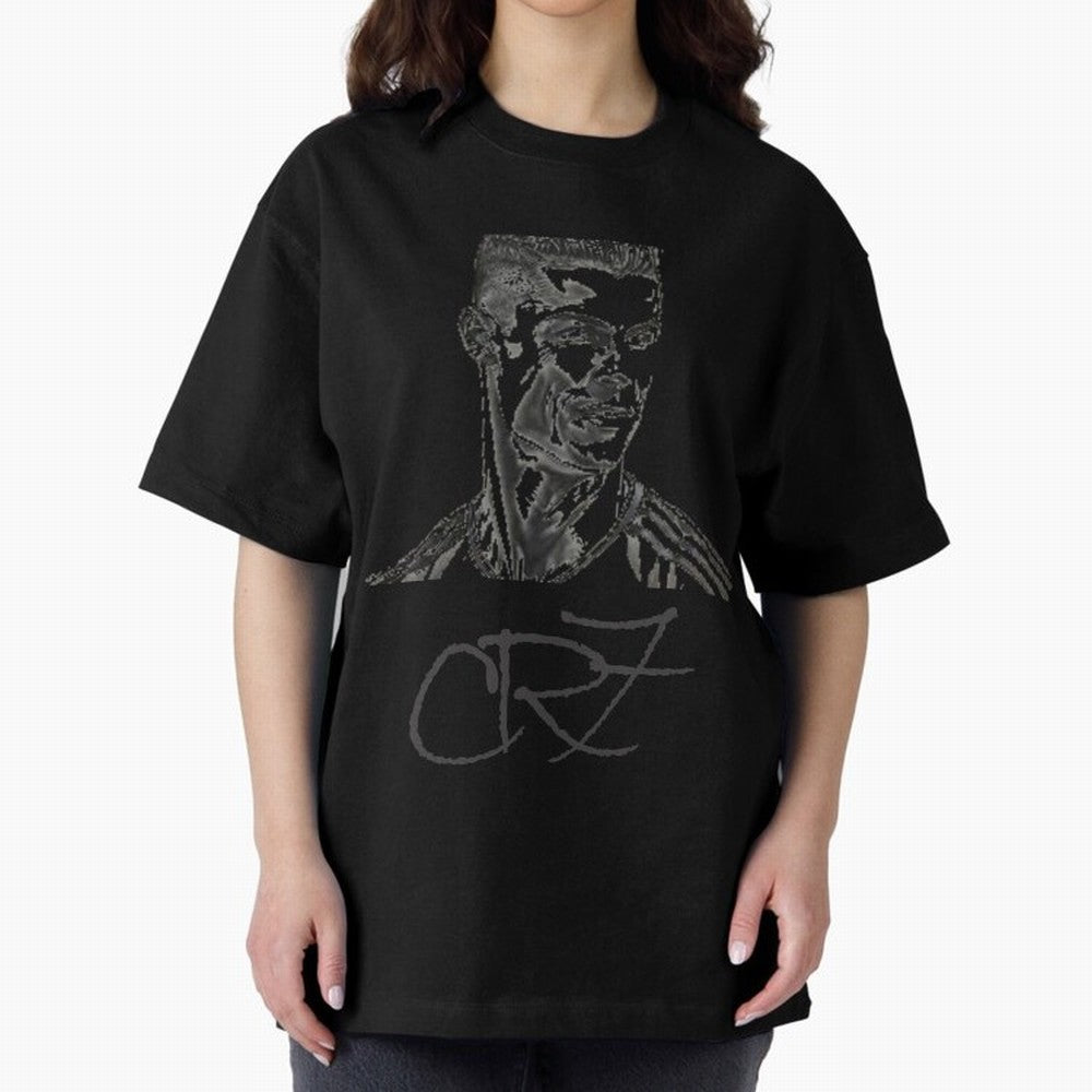 Great CR7 Oversized T-Shirt Support the Legends of FIFA World Cup 2026 Group Stage for Fans of Neymar, Haaland and Cristiano Ronaldo and England and Germany, Bringing Vintage Soccer Flavor, Modern Football Stars, National Flags and Final Night