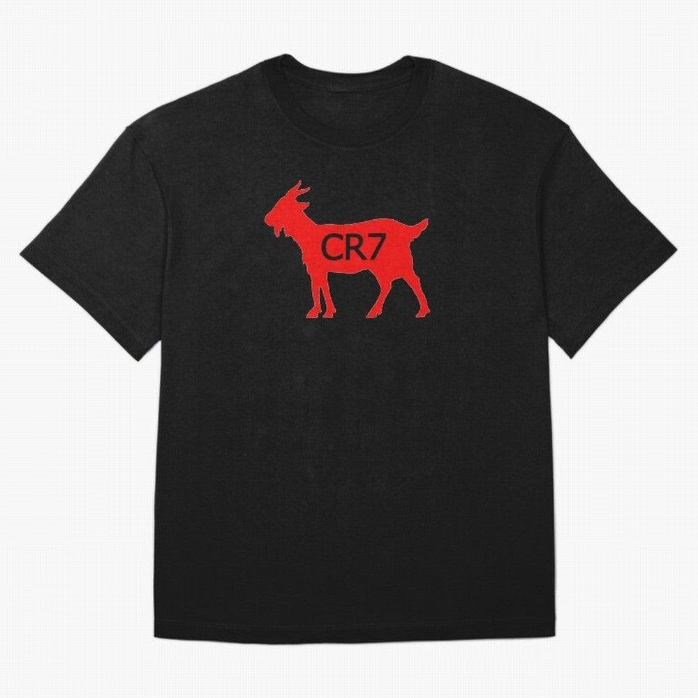 CR7 GOAT Red Oversized T-Shirt Upgrade Match Day Hype around FIFA World Cup 2026, Mbappe, England and Germany, Stadium Chants, National Pride, Trophy Dreams and Unforgettable Football Memories; Built for Supporters Chasing Trophy Dreams, Final