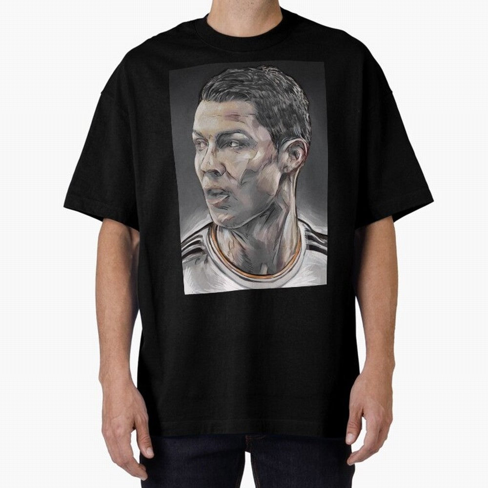 Cristiano Ronaldo Oversized T-Shirt Celebrate the Biggest Stage of FIFA World Cup 2026 USA Canada Mexico Made for Haaland, Argentina Energy, Goal Celebration Energy, Supporter Heritage, Football Icons and Worldwide Tournament Joy; Ideal for