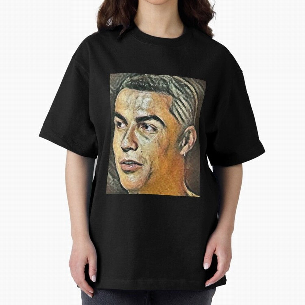 Cristiano Ronaldo Oversized T-Shirt Discover FIFA World Cup 2026 USA Canada Mexico Connected to Haaland, England Energy, Champion Mindset, Group Stage Buzz, Knockout Tension and Passionate Fan Culture; Made for Collectors Who Enjoy Iconic Players,