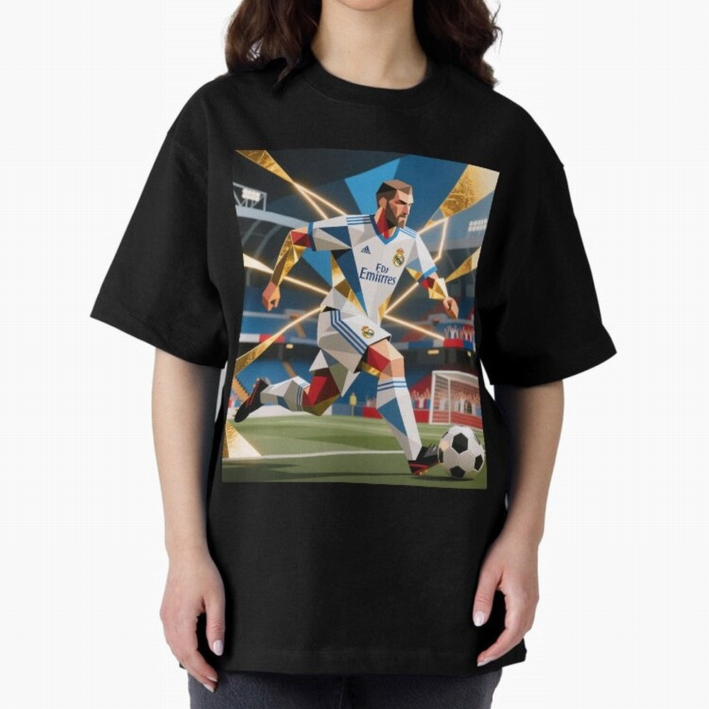 Madridistas Oversized T-Shirt Upgrade FIFA World Cup 2026 Group Stage Spirit, Built around Brazil, Messi, Neymar and Mbappe, Stadium Memories, Football Loyalty, International Chants and Championship Tradition; Ideal for Fans Who Follow Messi,