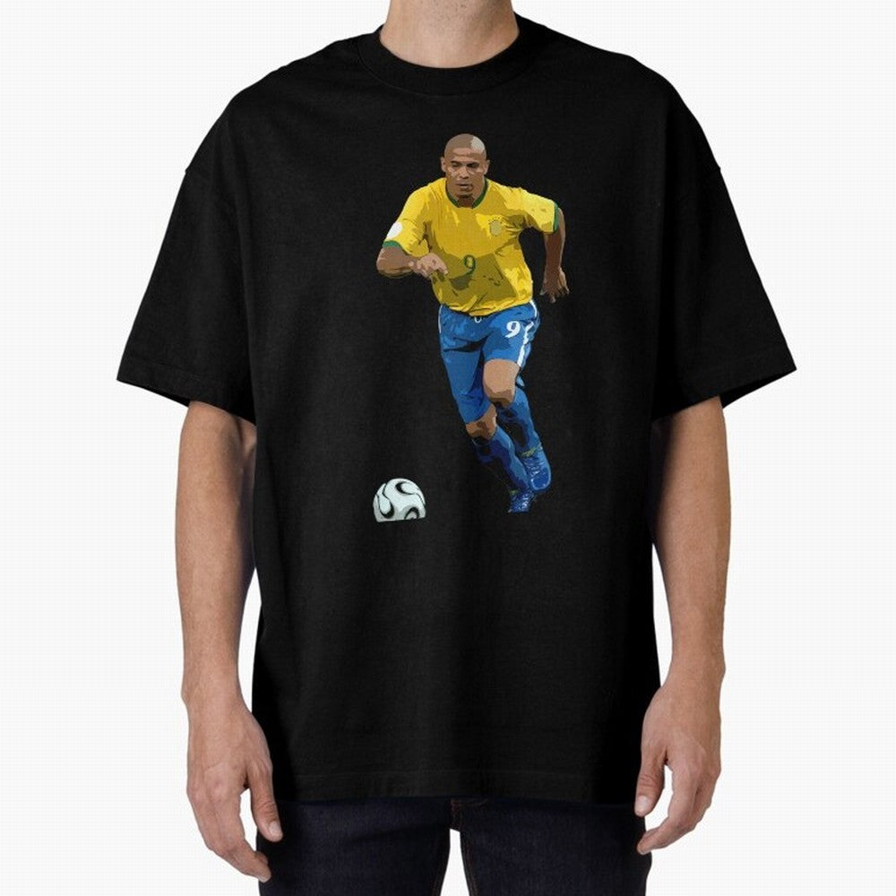 Ronaldo Nazario Oversized T-Shirt Bring a Champion Mindset to Global Football Passion for FIFA World Cup 2026 Group Stage, with Messi, Neymar and Mbappe, Portugal, Spain and Germany, Fan Favorite Moments, National Team Passion, Big Match Drama and