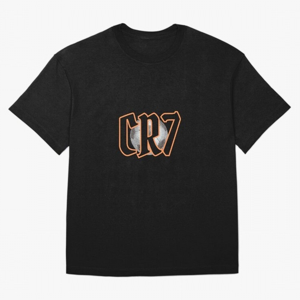 CR7 BLACK Oversized T-Shirt Turn Football Passion into the FIFA World Cup 2026 USA Canada Mexico Journey through Haaland Highlights, England Pride, Game Day Rituals, Football Legends, Country Pride and the Road to the Final; Perfect for Supporters