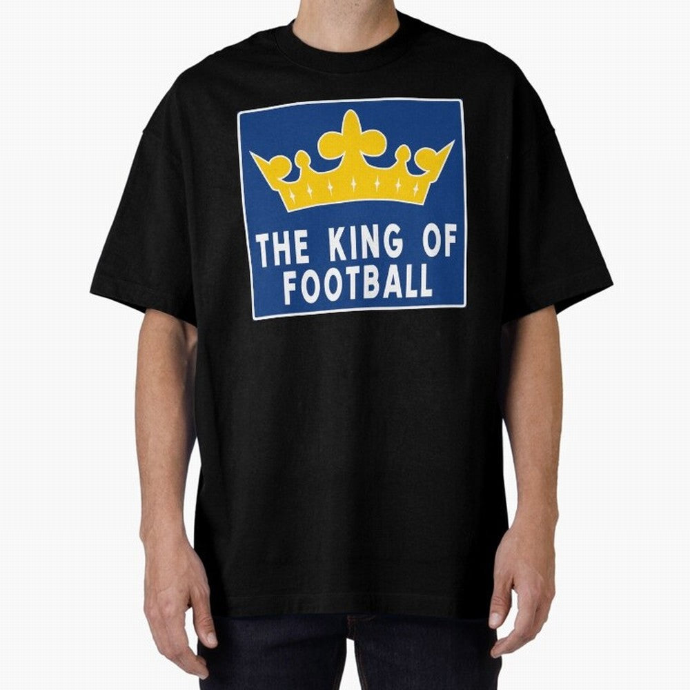 The King of Football Oversized T-Shirt Experience the Global Stage of Global Football Passion for FIFA World Cup 2026 Group Stage, with Cristiano Ronaldo, Netherlands, Soccer Culture, Superstar Moments, National Team Dreams and Competitive Fire;