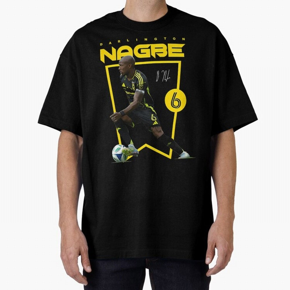 Darlington Nagbe Columbus Crew Oversized T-Shirt Join the Countdown to Match Day Hype around FIFA World Cup 2026, Neymar, Germany, Stadium Chants, National Pride, Trophy Dreams and Unforgettable Football Memories; Made for Collectors Who Enjoy