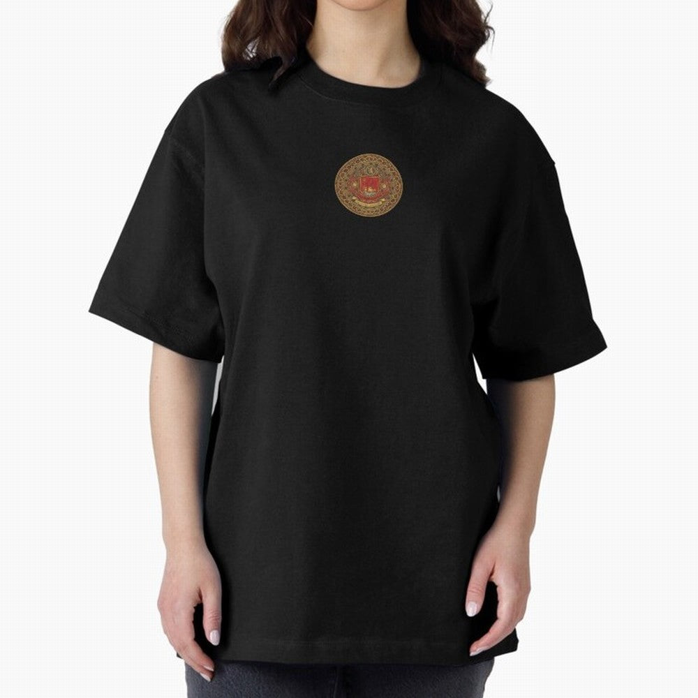 The Crimson Dominion Oversized T-Shirt Support Your Favorite Stars during the FIFA World Cup 2026 Group Stage Journey through CR7 Highlights, France and Portugal Pride, Championship Spirit, Famous Goals, Roaring Crowds and International Football