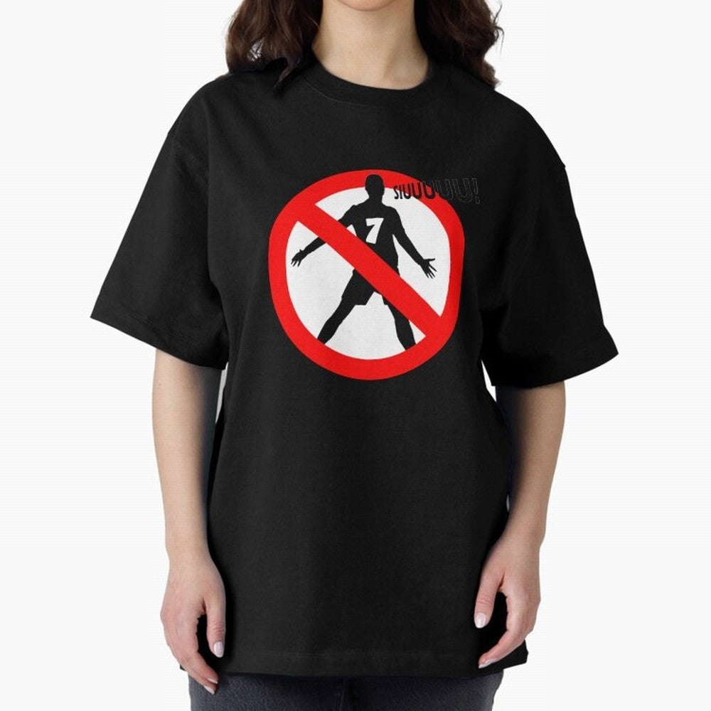 No Siiuuu Number 7 Soccer Meme Oversized T-Shirt Show Match Day Excitement for FIFA World Cup 2026 Featuring Messi, CR7 and Mbappe, Netherlands Energy, Tournament Hype, Historic Matchups, Family Viewing Parties and Global Sports Pride; Ideal for