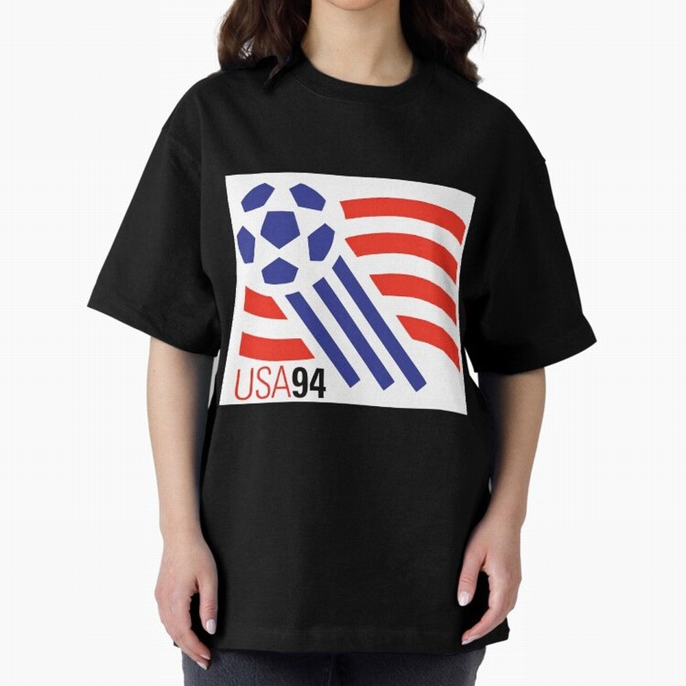 USA WC 94 Classic Oversized T-Shirt Follow the FIFA World Cup 2026 Group Stage Journey through Neymar, Haaland and Cristiano Ronaldo Highlights, Portugal Pride, Football History, Final Match Energy, Crowd Noise and Once in a Lifetime Moments; Great