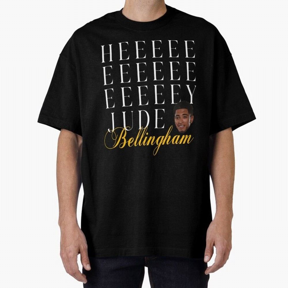 Jude Bellingham Oversized T-Shirt Join FIFA World Cup 2026 USA Canada Mexico for Fans of Neymar and France and Portugal, Bringing Stadium Chants, National Pride, Trophy Dreams and Unforgettable Football Memories; Perfect for Supporters Who Want