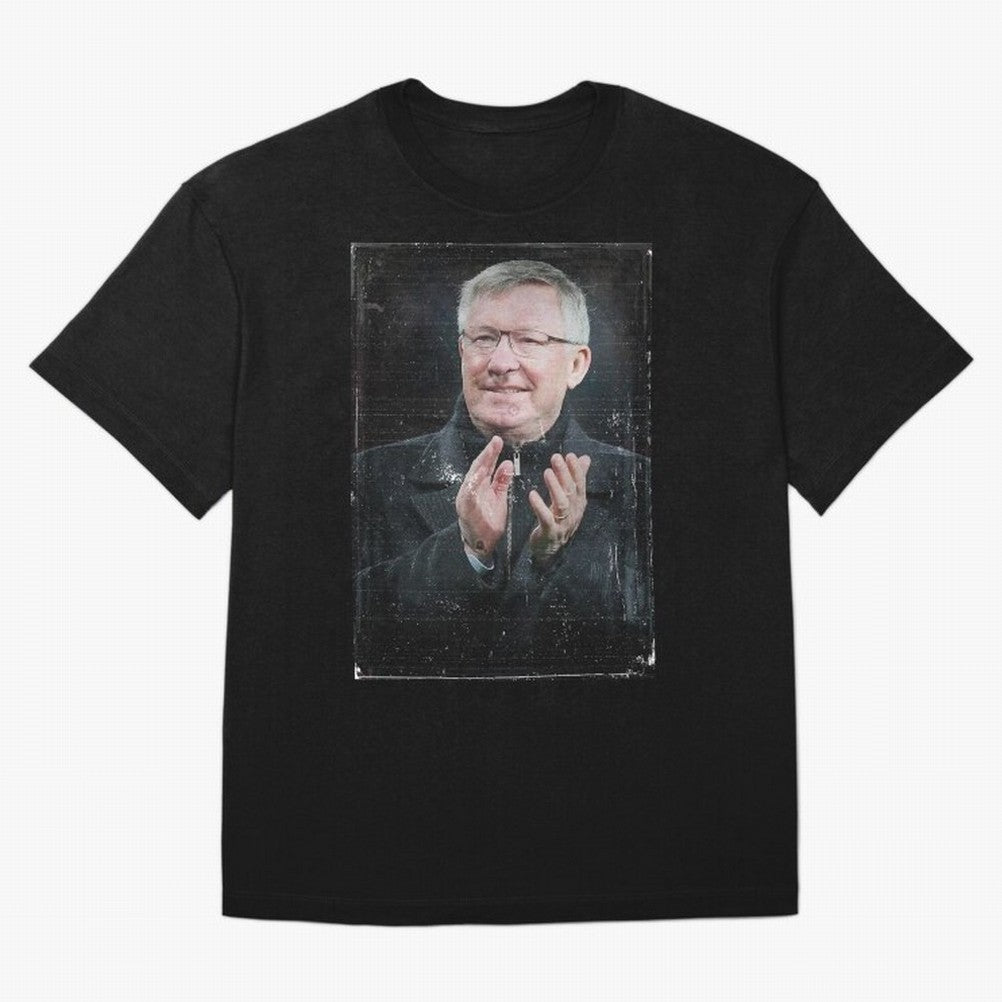Sir Alex Ferguson Oversized T-Shirt Wear the Spirit of Global Football Passion for FIFA World Cup 2026 Group Stage, Connected to Messi, Portugal, Spain and Germany, Stadium Memories, Football Loyalty, International Chants and Championship