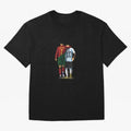Messi Ronaldo Chit Chat Illustration Classic Oversized T-Shirt Celebrate Match Day Hype around FIFA World Cup 2026 Group Stage, Messi and Cristiano Ronaldo, Brazil, Portugal and Argentina, Stadium Chants, National Pride, Trophy Dreams and