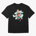 BACK TO SCHOOL - CARICATURE - CHRISTIANO - RONALDO Oversized T-Shirt Represent Football Lovers during FIFA World Cup 2026 Group Stage Made for Mbappe and Neymar, Germany Energy, Classic Soccer Heritage, Championship Pressure, Fan Loyalty and