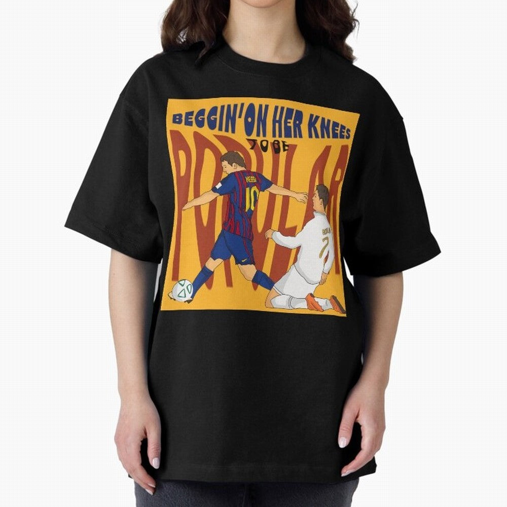 Messi and Ronaldo el classico Oversized T-Shirt Join the Countdown to Global Football Passion for FIFA World Cup 2026 Group Stage, Connected to Haaland, Argentina and Brazil, Football History, Final Match Energy, Crowd Noise and Once in a Lifetime