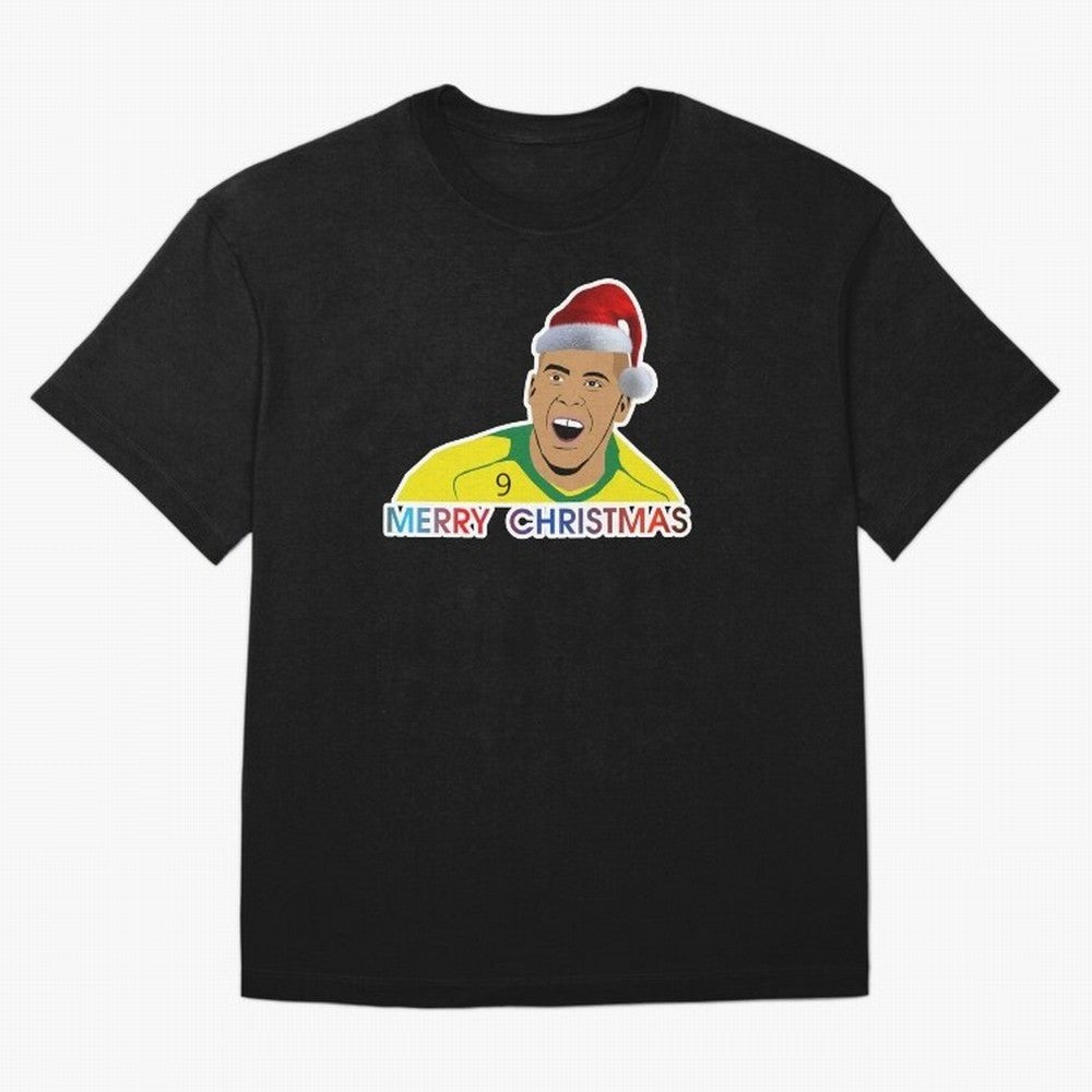 Ronaldo Christmas illustration Oversized T-Shirt Show Passion for the Stars of the FIFA World Cup 2026 Journey through Messi, CR7 and Mbappe Highlights, England Pride, Soccer Culture, Superstar Moments, National Team Dreams and Competitive Fire;