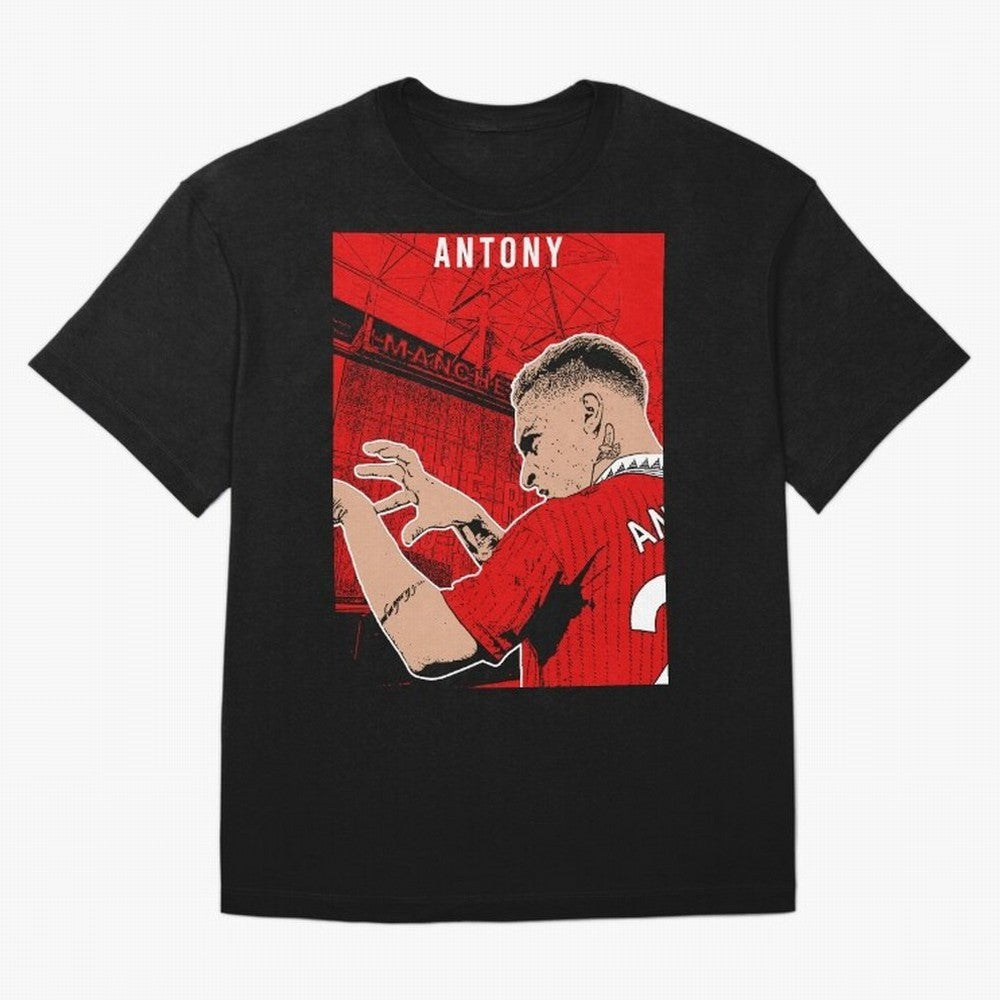 Antony Oversized T-Shirt Step into FIFA World Cup 2026 Spirit, Centered on Argentina, France and Brazil, Messi and Cristiano Ronaldo, Goal Celebration Energy, Supporter Heritage, Football Icons and Worldwide Tournament Joy; Built for Supporters