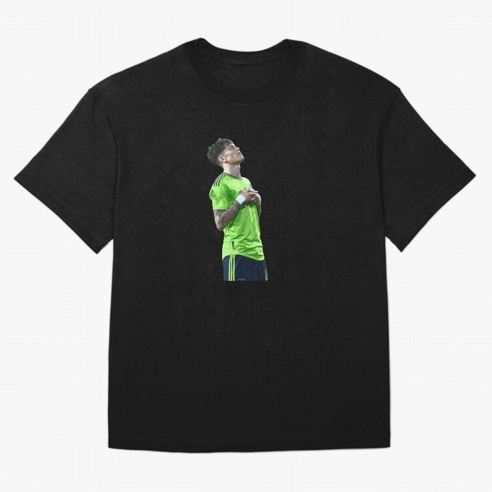 Alejandro Garnacho Oversized T-Shirt Celebrate Football Heritage in the FIFA World Cup 2026 Group Stage Journey through CR7 and Messi Highlights, Argentina and Brazil Pride, Vintage Soccer Flavor, Modern Football Stars, National Flags and Final