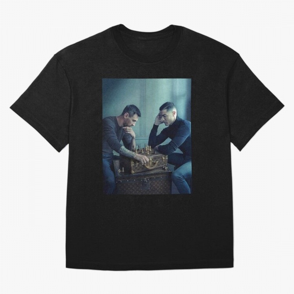 Messi and Ronaldo Chess Shirt, Vintage Lionel Messi Shirt, Lionel Messi Sweatshirt, Messi Hoodie, Retro Messi Hoodie Oversized T-Shirt Bring World Football Passion into Match Day Hype around FIFA World Cup 2026 USA Canada Mexico, Mbappe and Neymar,