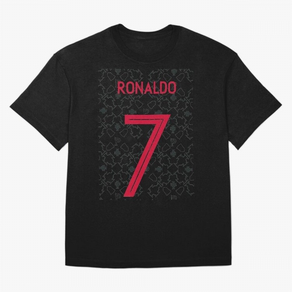 Christiano Ronaldo Portugal Away Jersey 2020 Oversized T-Shirt Enjoy FIFA World Cup 2026 Featuring Mbappe, France and Portugal Energy, Tournament Hype, Historic Matchups, Family Viewing Parties and Global Sports Pride; Created for Match Day