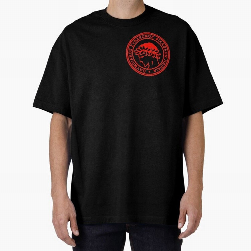 Olympiakos FC Oversized T-Shirt Stand Out with Spirit from the FIFA World Cup 2026 Journey through Neymar, Haaland and Cristiano Ronaldo Highlights, Argentina and Brazil Pride, Fan Favorite Moments, National Team Passion, Big Match Drama and Soccer