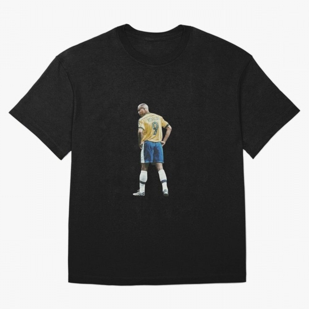 Brazilian Football Player from Milano Oversized T-Shirt Celebrate Football Heritage in Global Football Passion for FIFA World Cup 2026, Inspired by Messi, Argentina, Sports Nostalgia, International Competition, Famous Players and Unforgettable