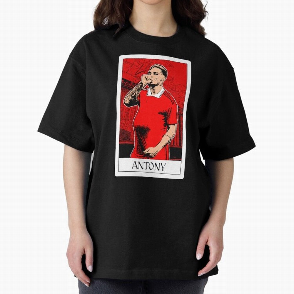 Antony Oversized T-Shirt Show Up for the Glory of FIFA World Cup 2026 for Fans of Messi and England, Bringing Stadium Chants, National Pride, Trophy Dreams and Unforgettable Football Memories; Perfect for Fans, Collectors, Family Gatherings, Watch