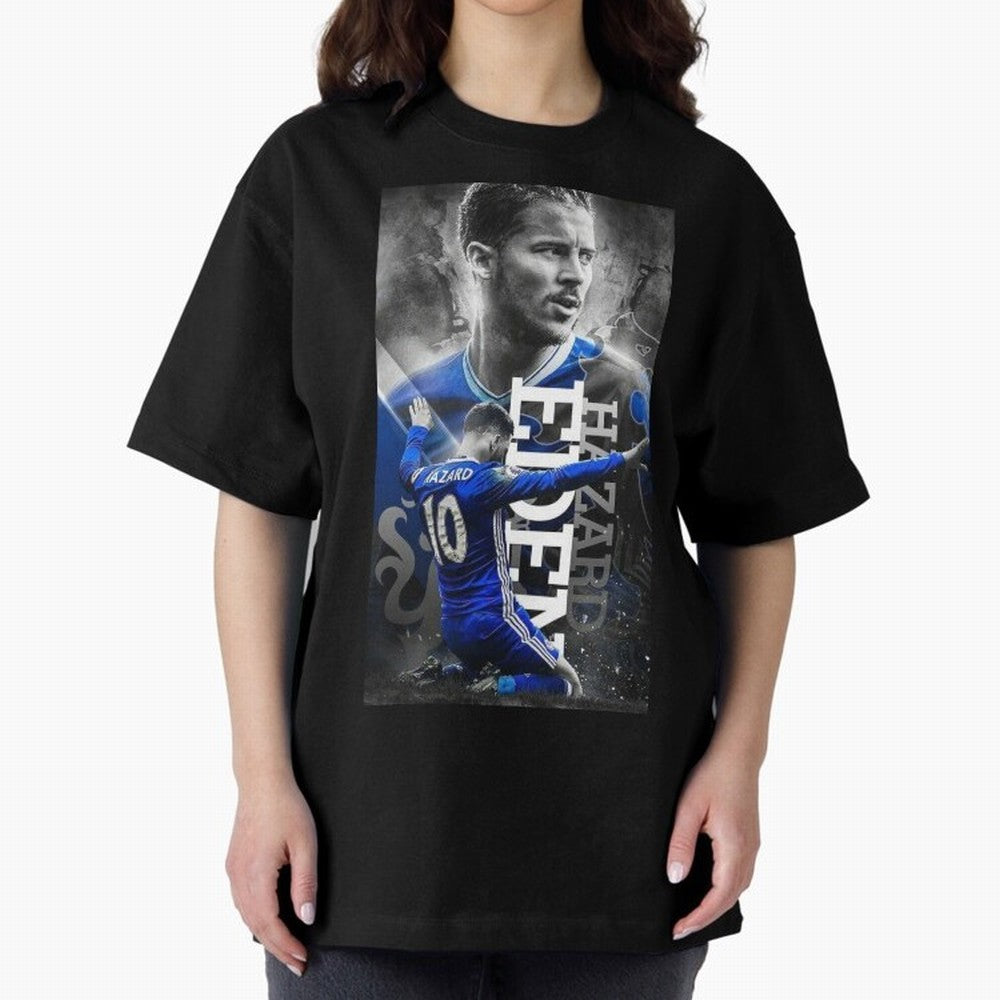 Eden Hazard Oversized T-Shirt Join the Global Buzz around FIFA World Cup 2026 Group Stage for Fans of Mbappe and Neymar and France, Bringing Classic Soccer Heritage, Championship Pressure, Fan Loyalty and International Pride; Great for Supporters