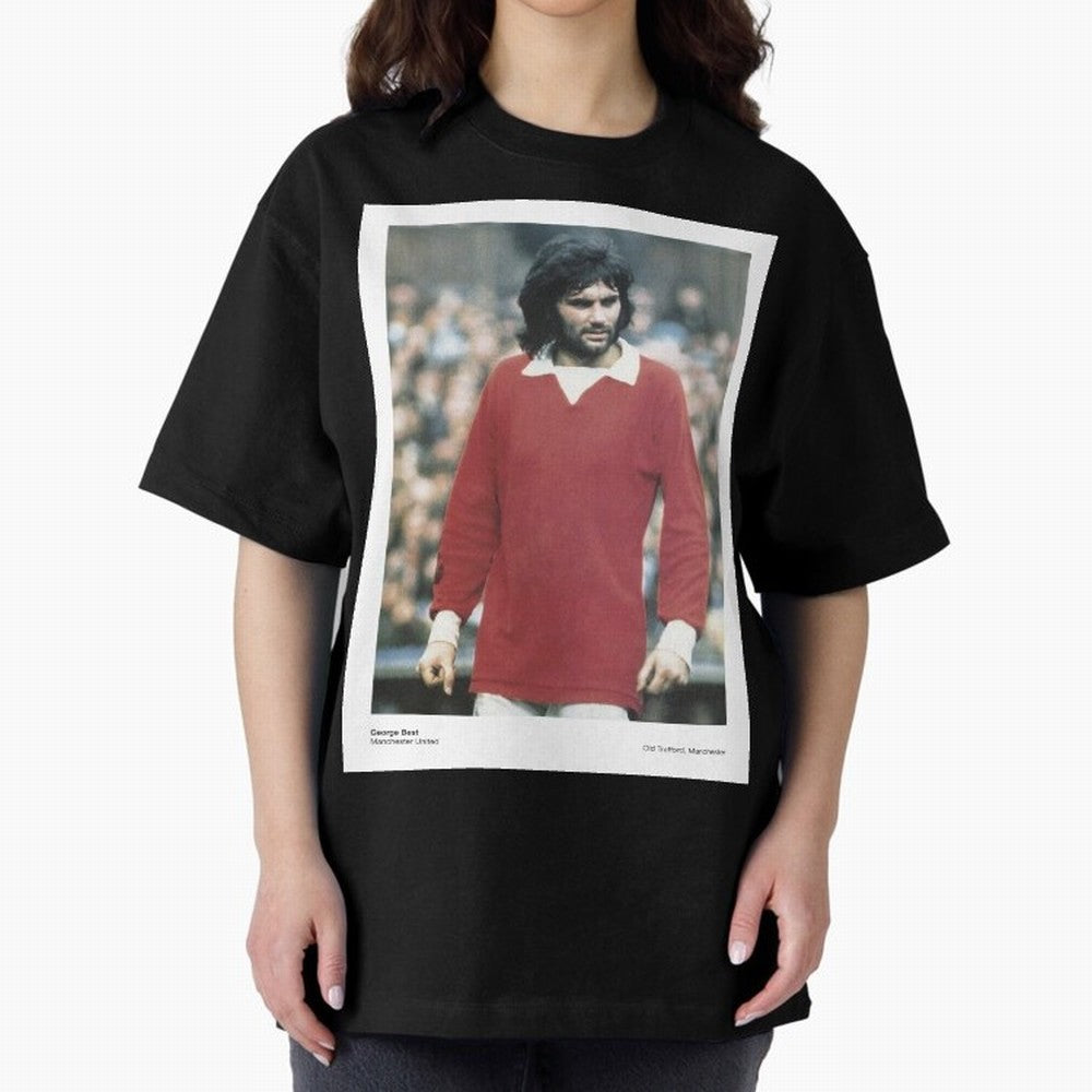 George Best - Manchester United Oversized T-Shirt Bring Stadium Energy to FIFA World Cup 2026 Inspired by Neymar, Haaland and Cristiano Ronaldo, England, France and Netherlands Energy, Champion Mindset, Group Stage Buzz, Knockout Tension and