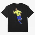 Ronaldo Nazario Oversized T-Shirt Bring Trophy Dreams to Global Football Passion for FIFA World Cup 2026 USA Canada Mexico, Inspired by Neymar, Haaland and Cristiano Ronaldo, England and Germany, Goal Celebration Energy, Supporter Heritage,