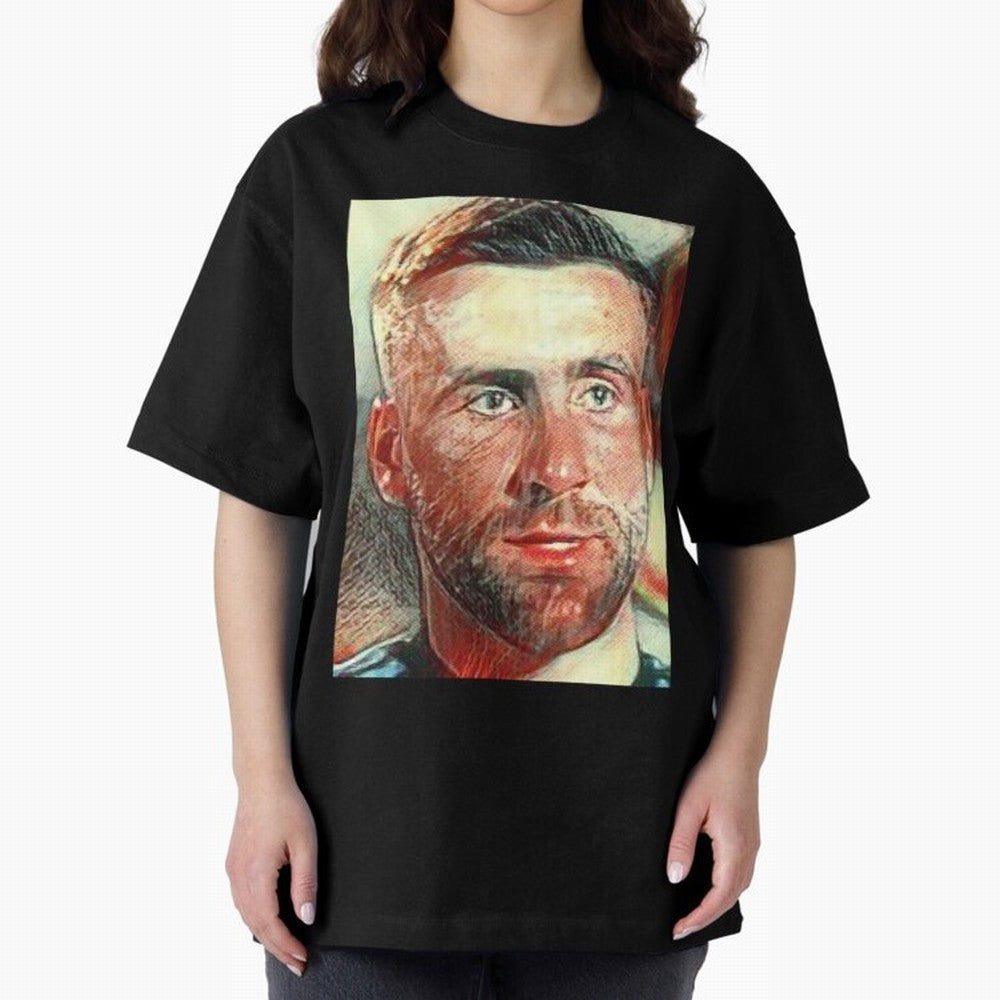 Luke Shaw Oversized T-Shirt Enjoy Match Day Hype around FIFA World Cup 2026 USA Canada Mexico, CR7 and Messi, France and Portugal, Tournament Hype, Historic Matchups, Family Viewing Parties and Global Sports Pride; Great for Watch Parties, Sports