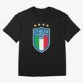 Italy Emblem Oversized T-Shirt Bring International Match Energy to FIFA World Cup 2026 Driven by Messi, CR7 and Mbappe, Argentina Energy, Goal Celebration Energy, Supporter Heritage, Football Icons and Worldwide Tournament Joy; Ideal for Football