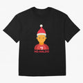 HO-NALDO - Funny Ronaldo Christmas Oversized T-Shirt Follow the Final Road of FIFA World Cup 2026 Spirit, Inspired by Portugal, CR7 and Messi, Retro Football Energy, Iconic Rivalries, Trophy Chase Drama and Stadium Atmosphere; Perfect for Fans,
