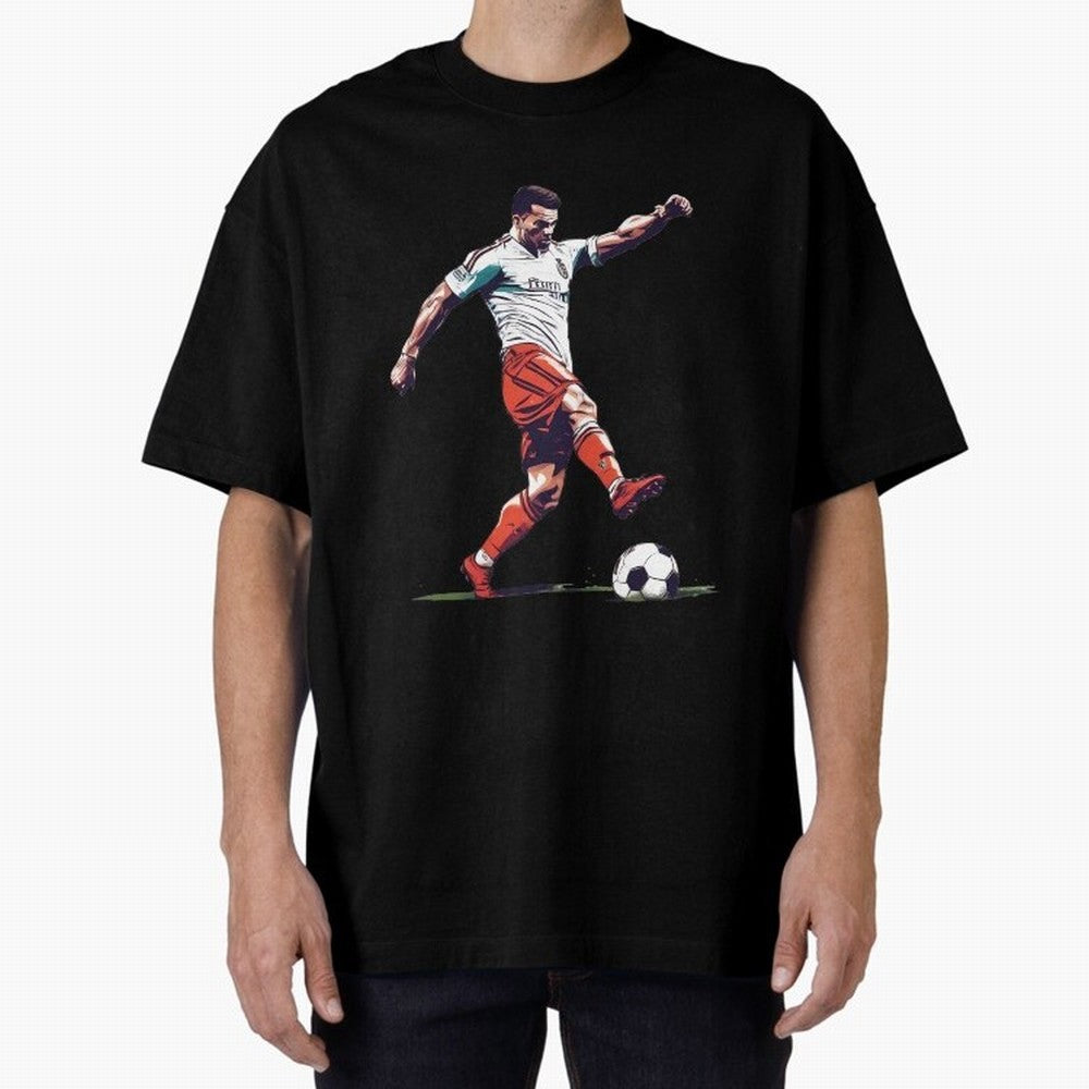 England Soccer Oversized T-Shirt Make Memories around FIFA World Cup 2026 Spirit, Capturing Brazil, Neymar, Haaland and Cristiano Ronaldo, Global Supporter Spirit, Legendary Goals, National Colors and Tournament Celebration; Great for Supporters