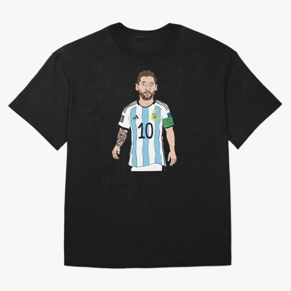 Badly Drawn Messi Classic T-Shirt Keep the Legacy of FIFA World Cup 2026 for Fans of Messi and Cristiano Ronaldo and England, France and Netherlands, Bringing Worldwide Fan Energy, Dramatic Goals, Stadium Lights and Championship Celebrations; Ideal