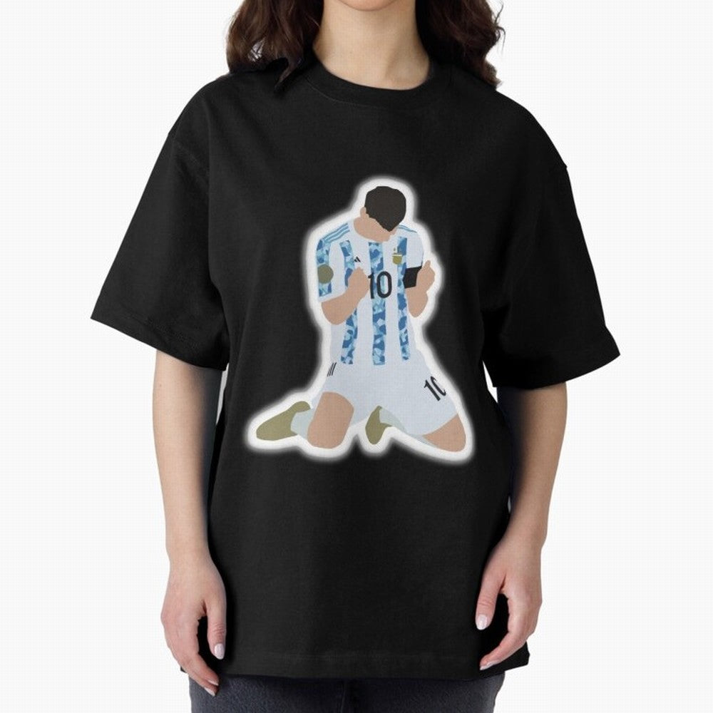 Messi Art Illustration Essential T-Shirt Represent Fans Who Live for Match Day Hype around FIFA World Cup 2026 USA Canada Mexico, Haaland and Mbappe, Brazil, Portugal and Argentina, Global Supporter Spirit, Legendary Goals, National Colors and