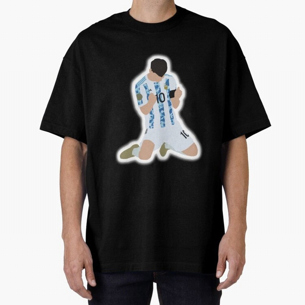 Messi Art Illustration Essential T-Shirt Represent Fans Who Live for Match Day Hype around FIFA World Cup 2026 USA Canada Mexico, Haaland and Mbappe, Brazil, Portugal and Argentina, Global Supporter Spirit, Legendary Goals, National Colors and