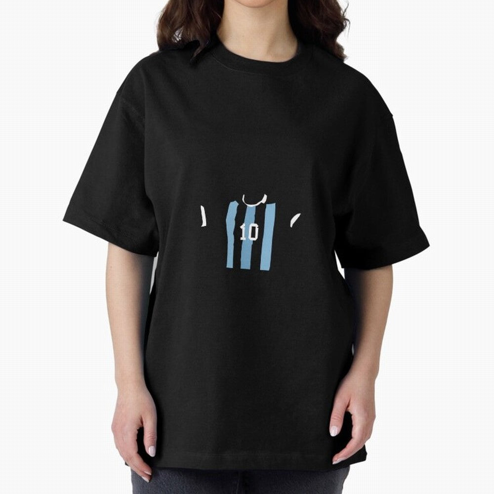 messi king world cup Oversized T-Shirt Honor the Beautiful Game during Global Football Passion for FIFA World Cup 2026 USA Canada Mexico, Driven by CR7 and Messi, Spain, Soccer Culture, Superstar Moments, National Team Dreams and Competitive Fire;