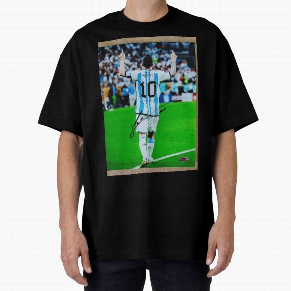 Lionel Messi Essential T-Shirt Bring a Vintage Feel to Global Football Passion for FIFA World Cup 2026, Celebrating Haaland and Mbappe, Brazil, Vintage Soccer Flavor, Modern Football Stars, National Flags and Final Night Emotion; Great for Watch