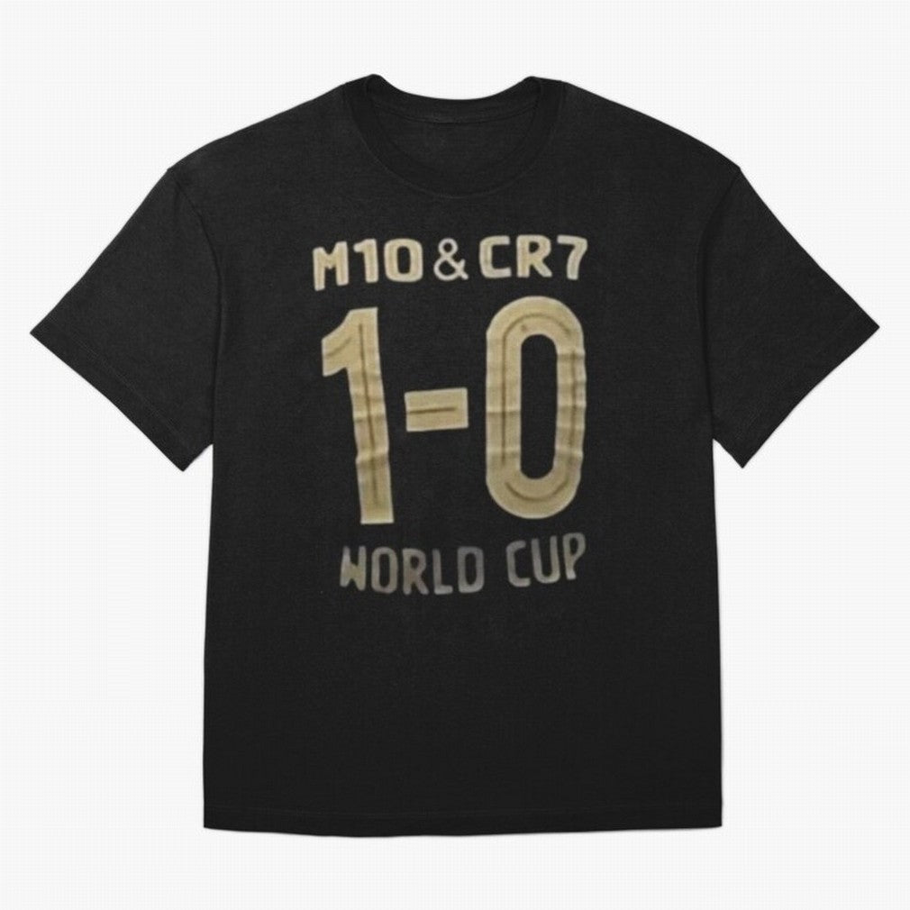 m10 and cr7 1-0 world cup football Classic T-Shirt Honor the Football Icons of FIFA World Cup 2026 USA Canada Mexico for Fans of Neymar and England, Bringing Classic Soccer Heritage, Championship Pressure, Fan Loyalty and International Pride; Made
