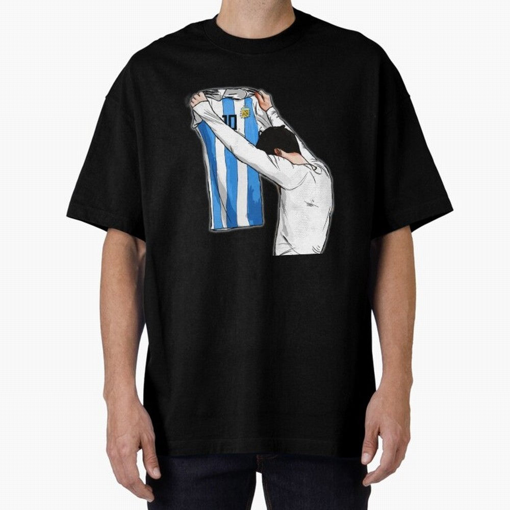 Art Messi Illustration Classic T-Shirt Relive Legendary Nights from FIFA World Cup 2026 Spirit, Connected to Brazil, Haaland, Football Festival Excitement, Trophy Ambitions, Country Rivalries and Star Player Buzz; Made for Die Hard Supporters,